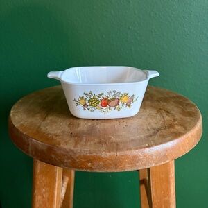 Vintage Spice of Life Corningware 2 3/4 cup baking dish
